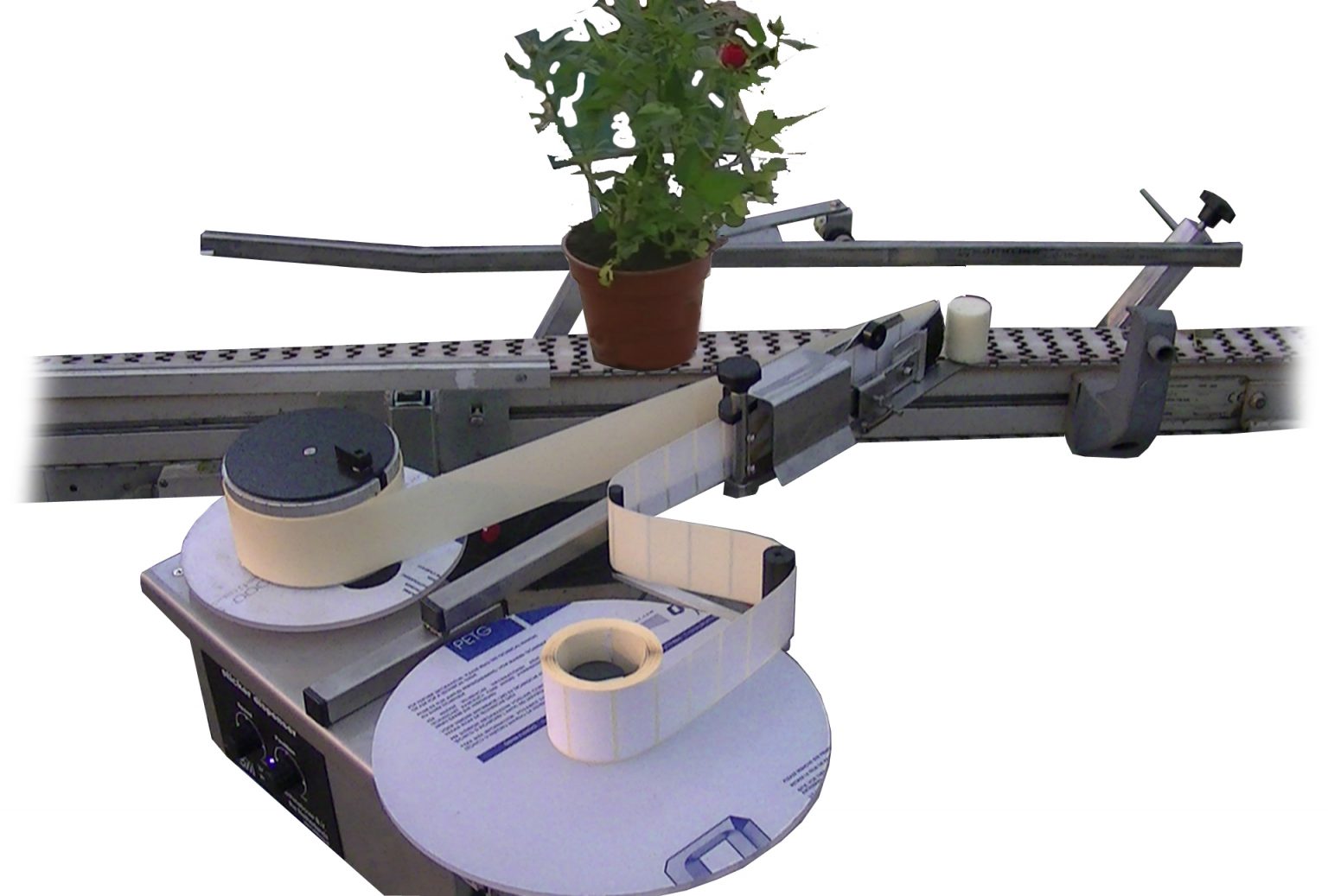 sticker applicator Willburg Projecten